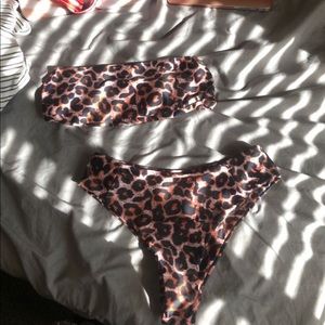 Cheetah print bikini